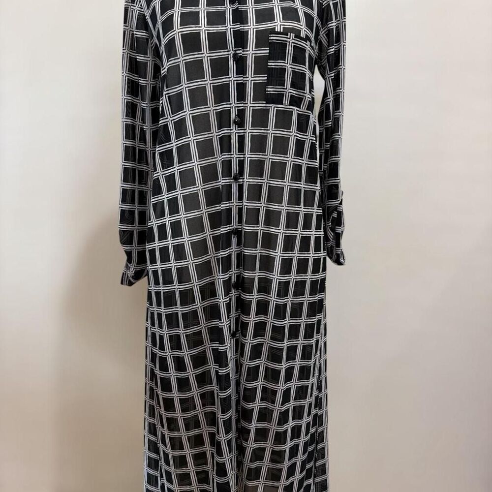 Always-indigo Women's Grey and Black Dress